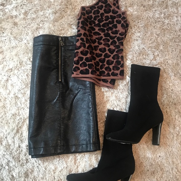 Vince leather skirt - Picture 5 of 6